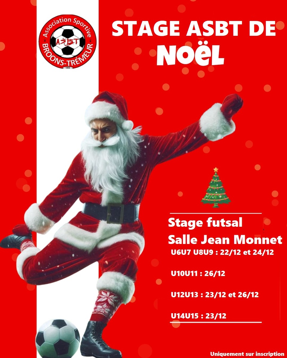 Stage futsal de Noël