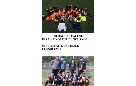Les U13 cartonnent à Caulnes